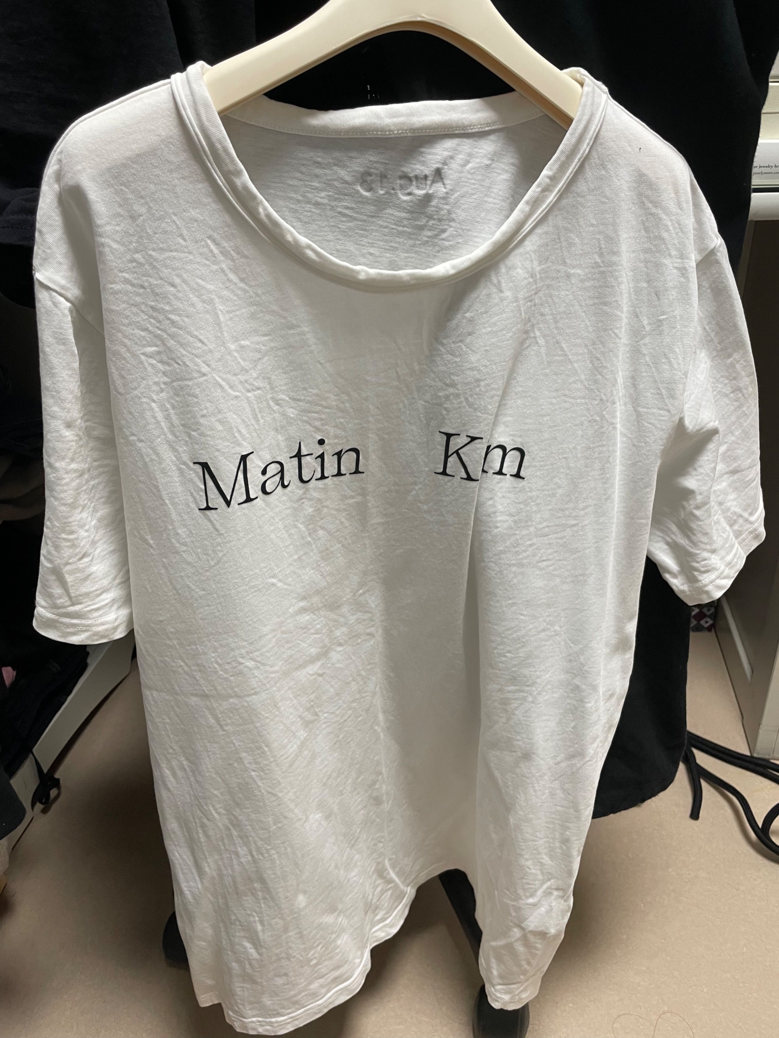 MUSINSA公式 | MATIN KIM MATINKIM LOGO T-SHIRT