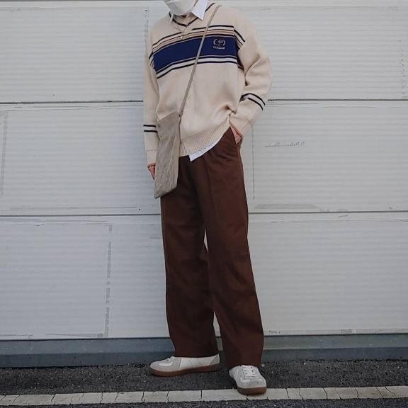 ★CPGN STUDIO_COMPAGNO★ Cheese Club V-neck Knit Cream CPGN STUDIO / Cheese Club V 領針織上衣/ 奶油色/ JUL25