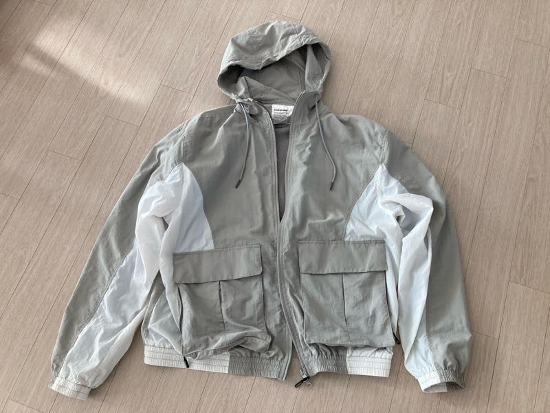 MASU ナイロンジャケット NYLON HOODED JACKET GRAY MASU(エムエーエスユー)のNYLON HOODED JACKET L.GRAYの通販