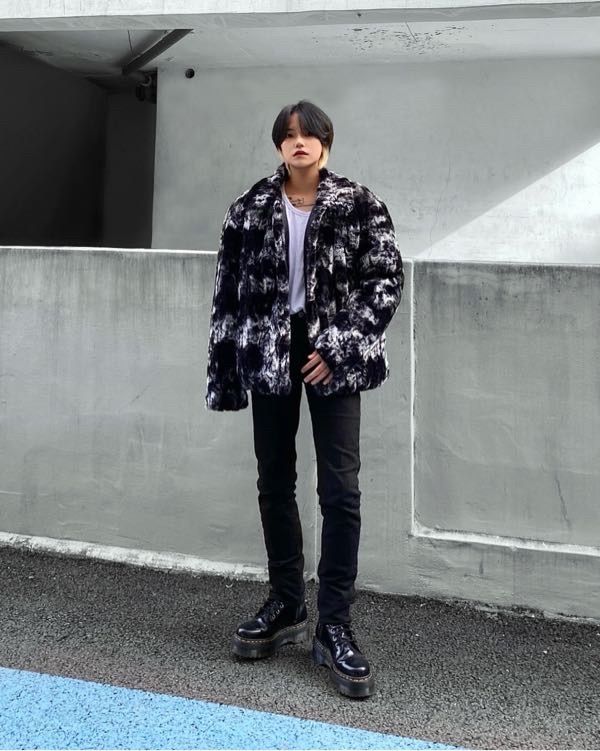ジャケット FLARE UP Scarf Fur Jacket 5BMM052 S216395d78998408baea7561f324e8
