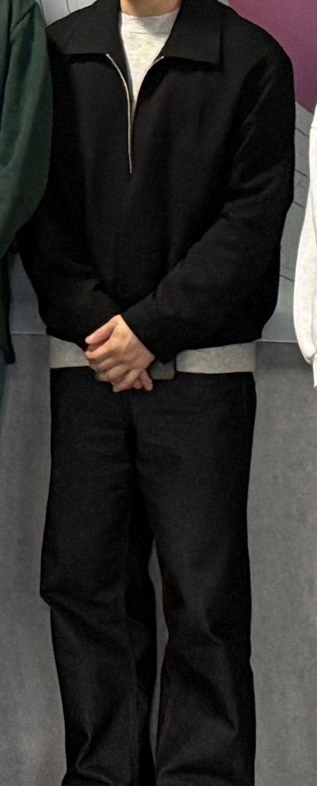 DRAW FIT Wool Blouson Jacket 黒 MUSINSA | DRAW FIT Dove Wool Blouson Jacket [BLACK]