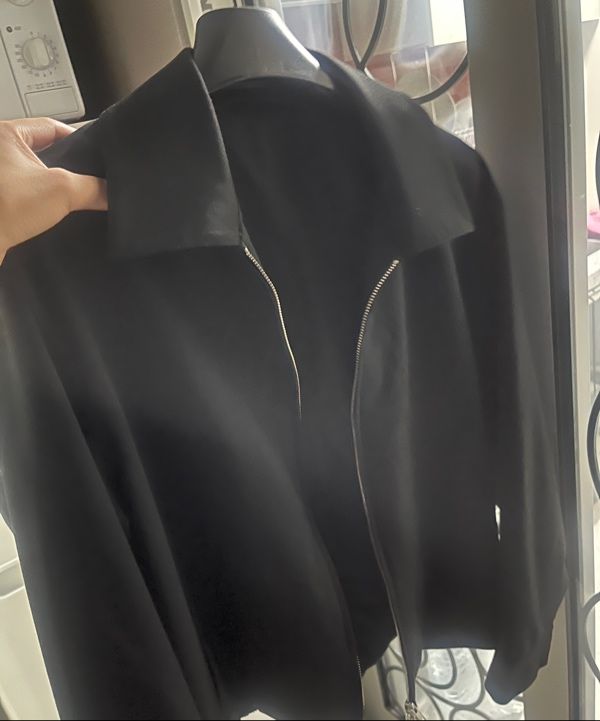 MUSINSA | DRAW FIT Dove Wool Blouson Jacket [BLACK]