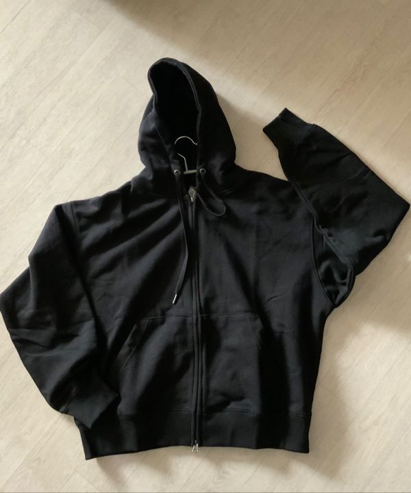 MUSINSA公式 | TOFFEE 2WAYスウェットフード集業（BLACK）