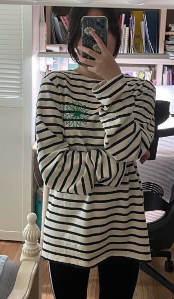MUSINSA | MARDI MERCREDI TSHIRT LONG SLEEVE STRIPE_NAVY GREEN