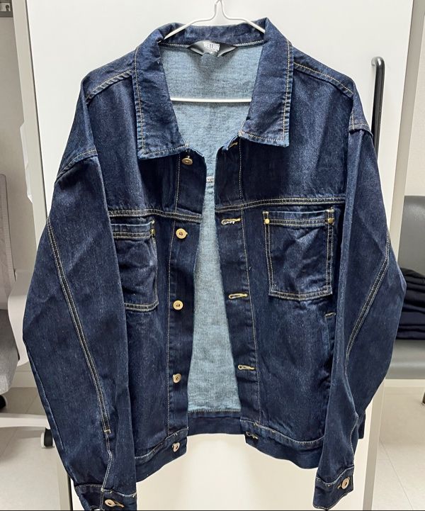 希少 MASSES DENIM JKT H.WASH INDIGO Lsize Kapital men's dark blue indigo 14oz one wash denim jacket