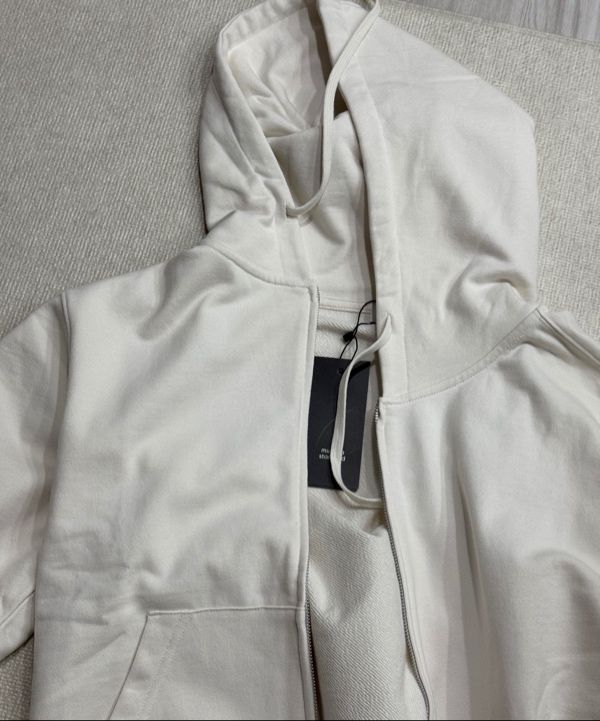 MUSINSA | MUSINSA STANDARD ZIP-UP HOODIE [CREAM]