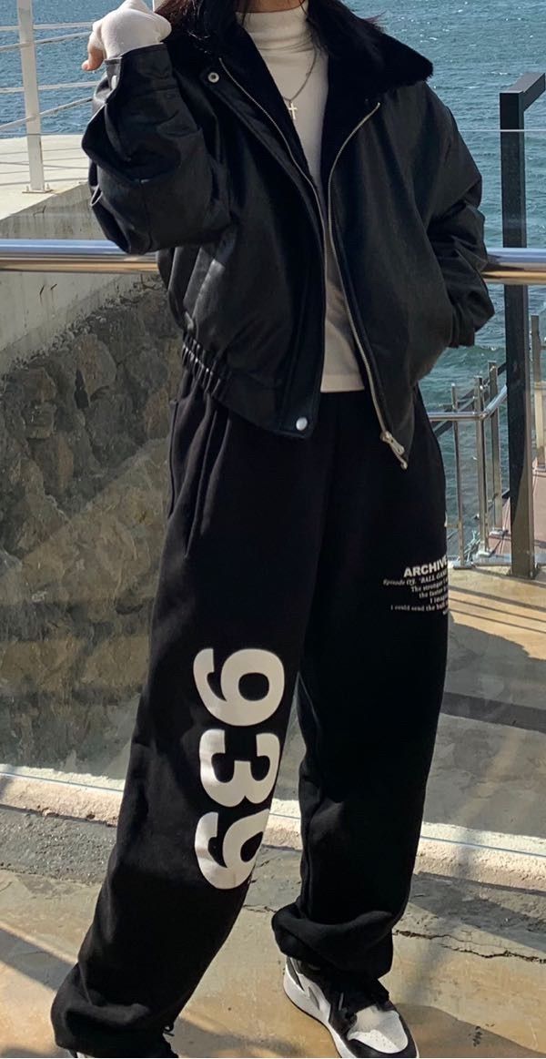 パンツ archive bold 939 LOGO SWEAT PANTS_BLACK 939ロゴスウェットパンツ - ARCHIVE BOLD | 60% - アジア
