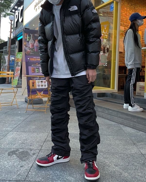 【massnoun】CRUMBLE NYLON PANTS MUSINSA公式 | MASSNOUN Crumble Nylon Pants MSOTP005-GY