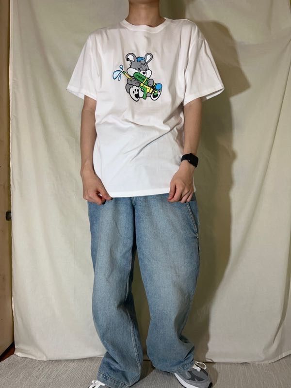 【mahagrid】21SS★ DYED WATER RABBIT TEE MUSINSA | MAHAGRID WATER RABBIT TEE WHITE(MG2BSMT527A)