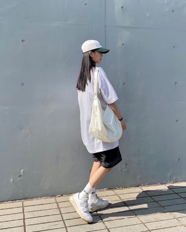 MUSINSA | fennec FABRIC HOBO BAG - FOG BLUE