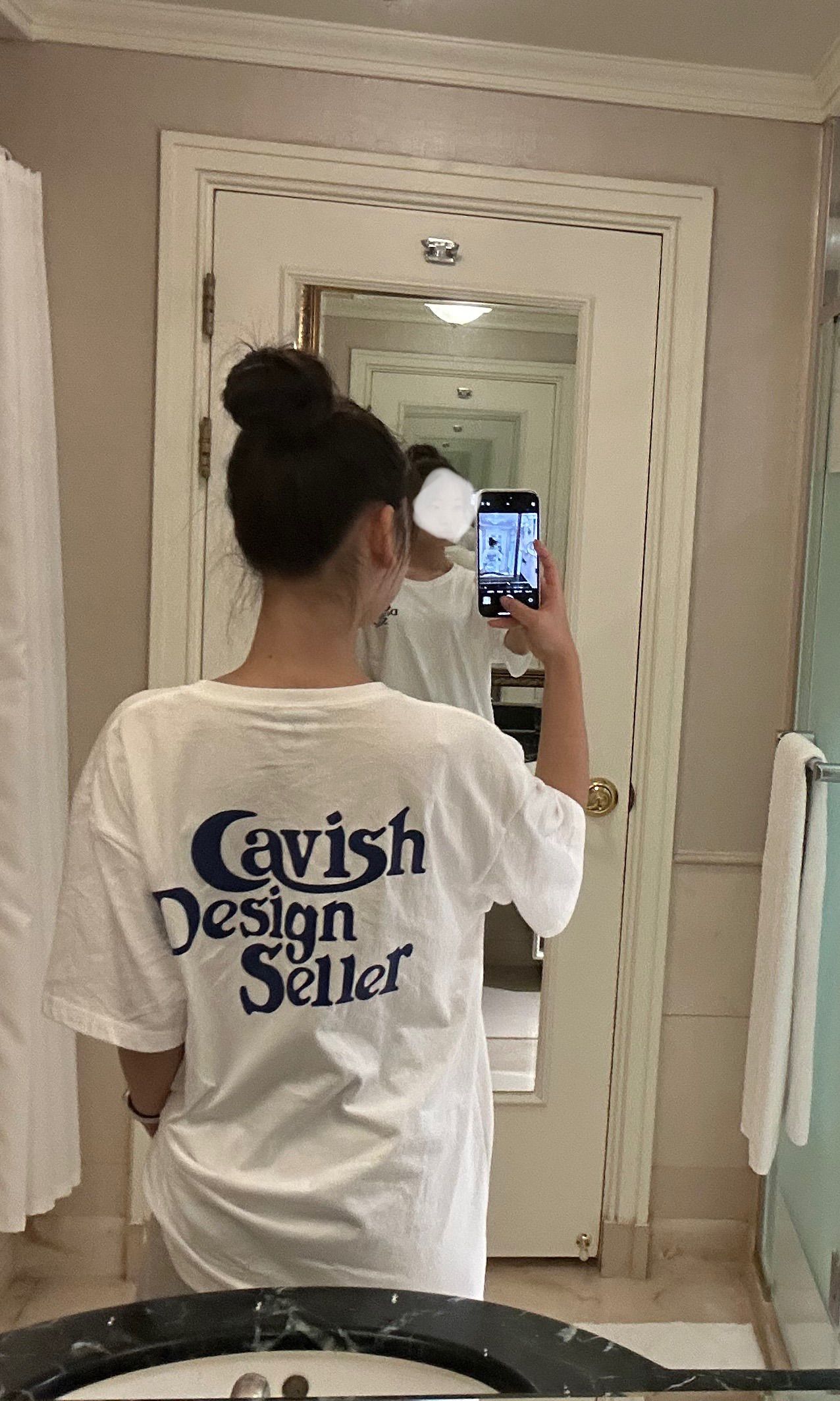 CAVISH ♥ PSYCHE LOGO SS TEE/追跡付 CAVISH
