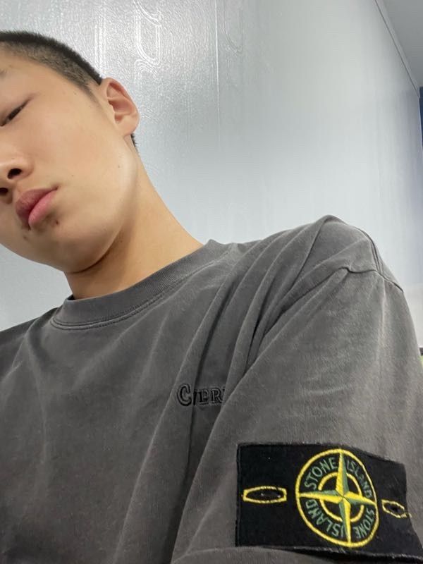 MUSINSA | COVERNAT Pigmented Small Authentic Logo T-Shirt Ivory