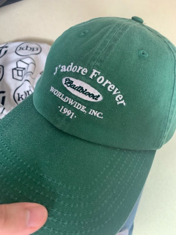 MUSINSA | BADBLOOD Classic Logo Ball Cap - Green