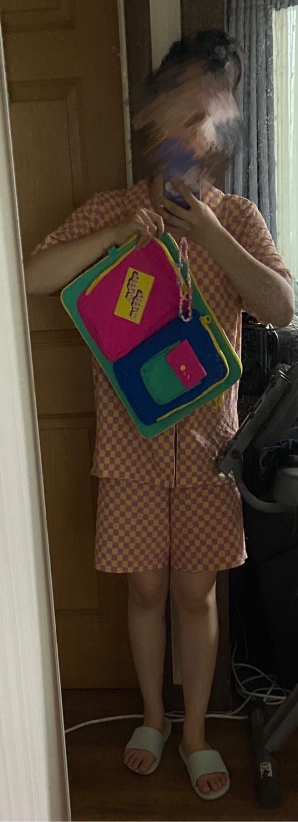 MUSINSA | WIGGLE WIGGLE Pocket Laptop Pouch - Green
