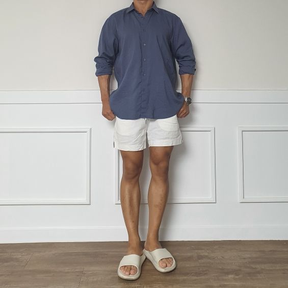 ★MUSINSA STANDARD★ Relaxed Cotton Tencel Pigment Shirt Nav MUSINSA | MUSINSA STANDARD Relaxed Cotton Tencel Pigment