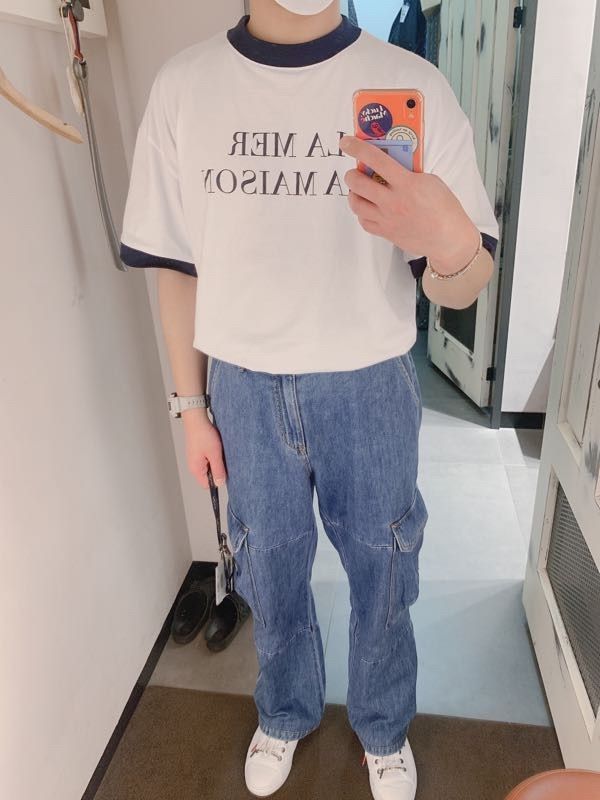 LA MER MA MAISONのLMMM Ringer Tee MUSINSA | LA MER MA MAISON LMMM Color Lip Ringer Tee White