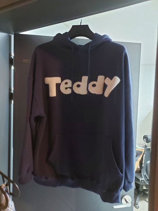 MUSINSA | SLOWACID [TEDDY ISLAND X SLOWACID] TEDDY BOUCLE HOODIE