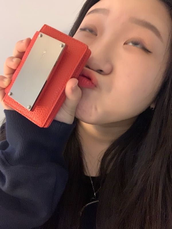 【Matin Kim】韓国人気★HEART CUT OUT CARD WALLET ◇Matin Kim◇ACCORDION WALLET カードケース 財布 韓国発