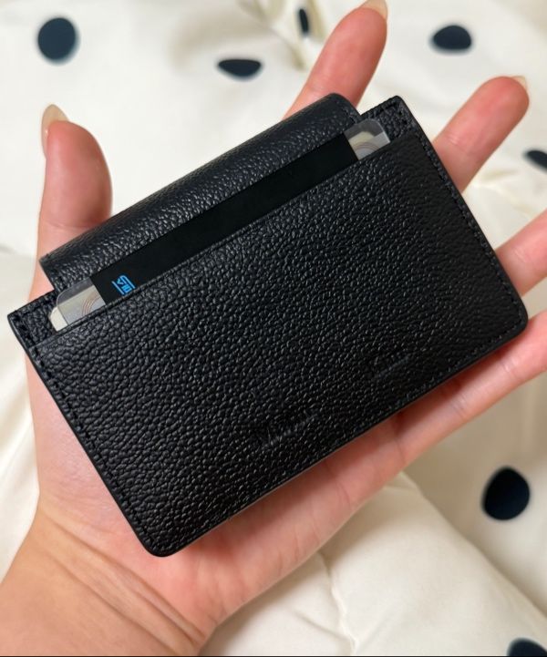 MUSINSA公式 | MATIN KIM ACCORDION WALLET IN BLACK