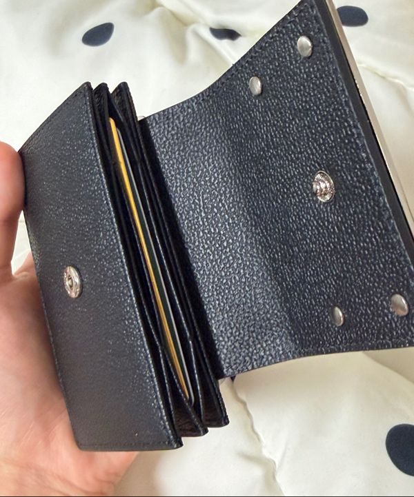 MUSINSA公式 | MATIN KIM ACCORDION WALLET IN BLACK