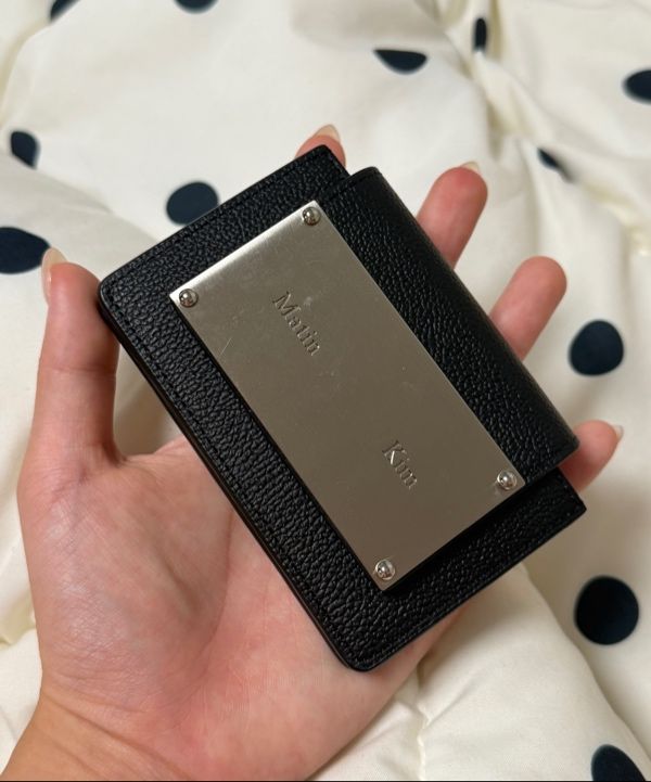 MUSINSA公式 | MATIN KIM ACCORDION WALLET IN BLACK