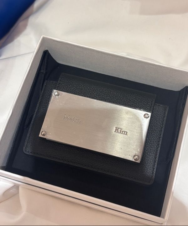 MUSINSA公式 | MATIN KIM ACCORDION WALLET IN BLACK