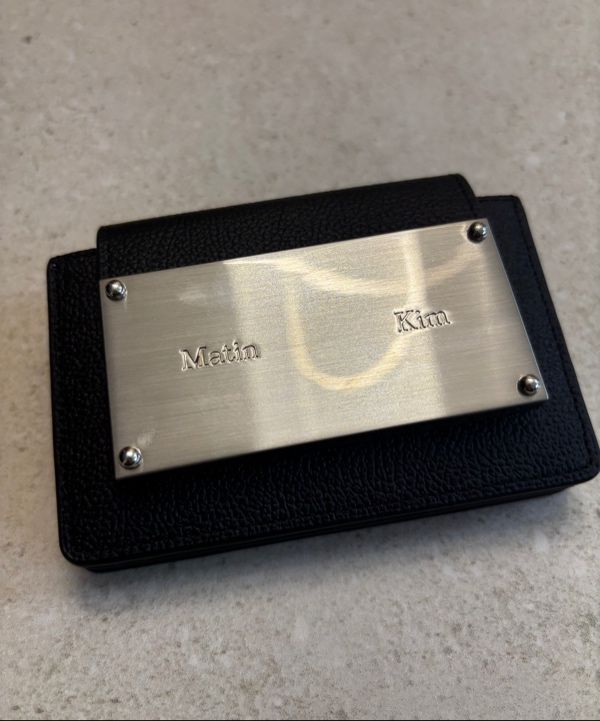 MUSINSA公式 | MATIN KIM ACCORDION WALLET IN BLACK