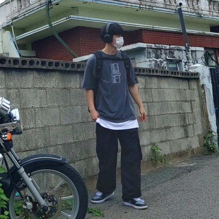 デニム・ジーパン NOT4NERD Nylon Cargo Wide Pants Light Grey PT042GR MUSINSA | NOT4NERD Nylon Cargo Wide Pants - Light Gray