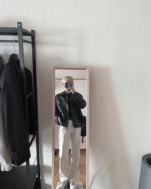 ★MUSINSA STANDARD★ Coated Straight Denim Pants Black MMDNP MUSINSA | MUSINSA STANDARD STRAIGHT DENIM PANTS [WASHED BLACK]