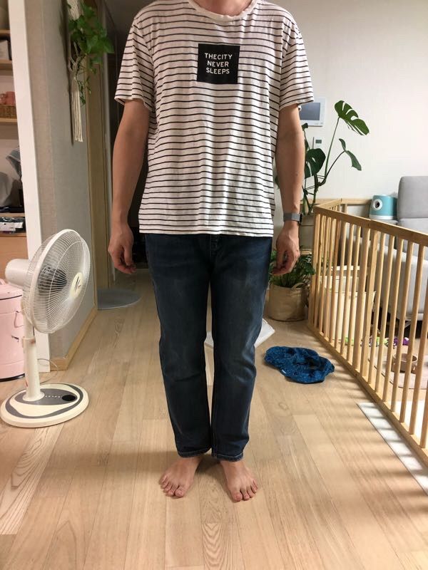 MUSINSA | MUSINSA STANDARD KIPAS Slim Crop Denim Pants [Sky