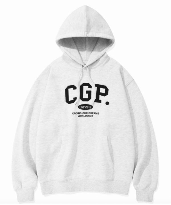 codegraphy CGP. パーカー　LIGHTGREY M MUSINSA | Codegraphy CGP ARCH LOGO HOODIE MELANGE GRAY