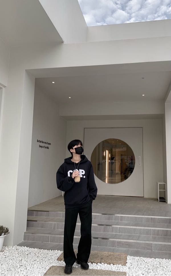 MUSINSA | Codegraphy CGP ARCH LOGO HOODIE MELANGE GRAY