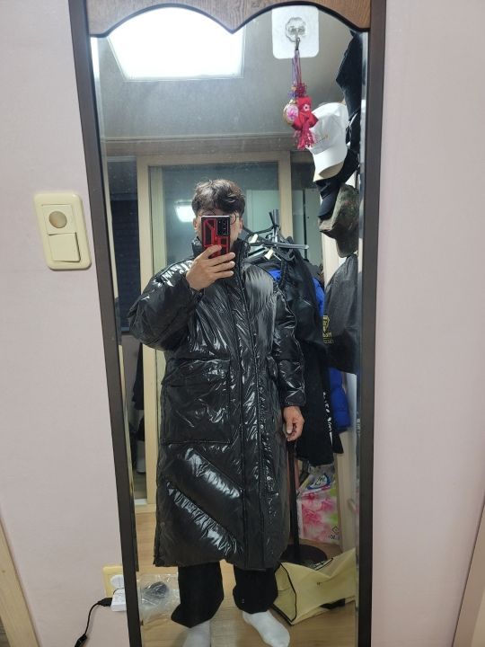 MUSINSA | MAISON MINED MONSTER PADDED LONG DOWN BLACK