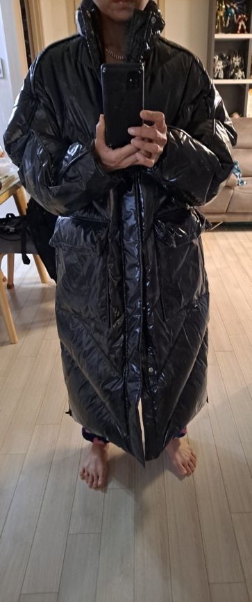 MUSINSA | MAISON MINED MONSTER PADDED LONG DOWN BLACK