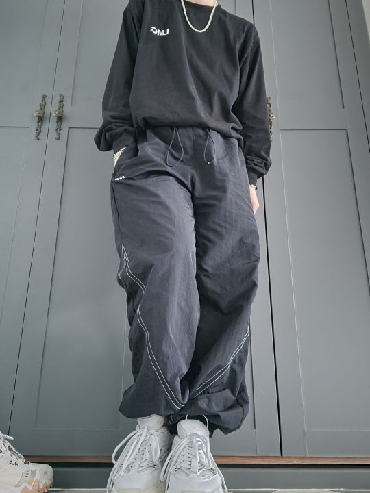MUSINSA公式 | LMC LMC ESSENTIAL OG LONG SLV TEE charcoal