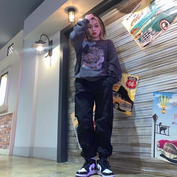 FALLETT☆SERENGETI SWEATSHIRT FALLETT Serengeti Sweatshirt Charcoal – SeoulSeoul
