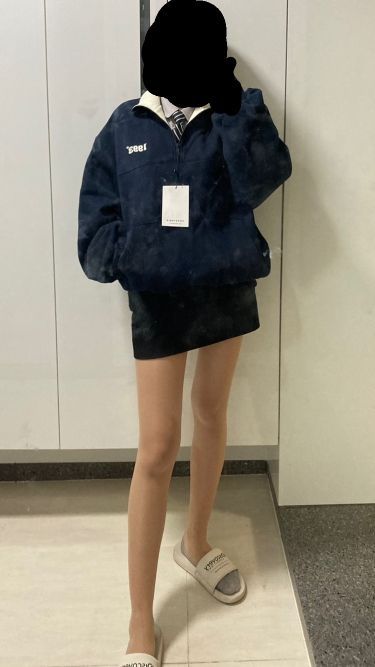 MUSINSA | 1993STUDIO Vintage Half Zip Up_Navy