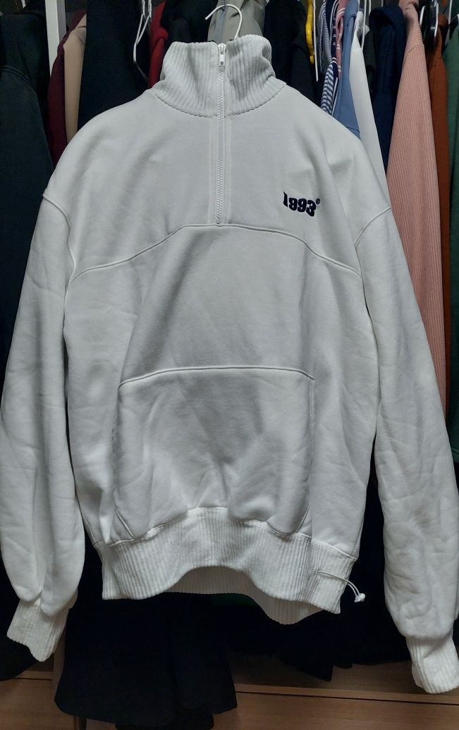 服 MUSINSA | 1993STUDIO Vintage Half Zip Up_White