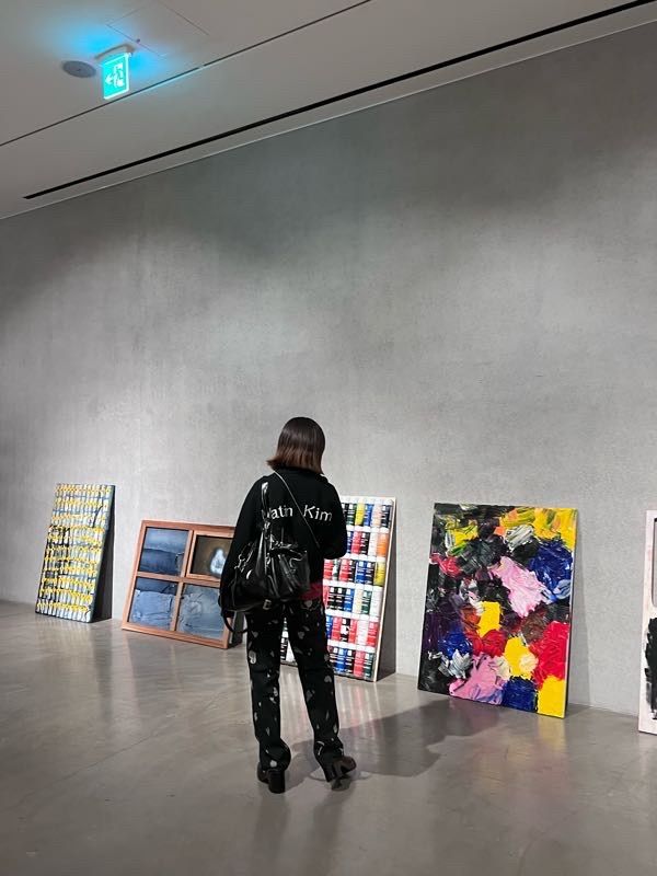 MUSINSA公式 | MATIN KIM SPELL POINT KNIT ZIP UP IN BLACK