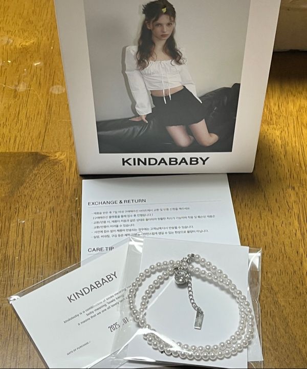 KINDABABY■cubic point swa pearl necklace ネックレス MUSINSA公式 | KINDABABY cubic point swa pearl necklace
