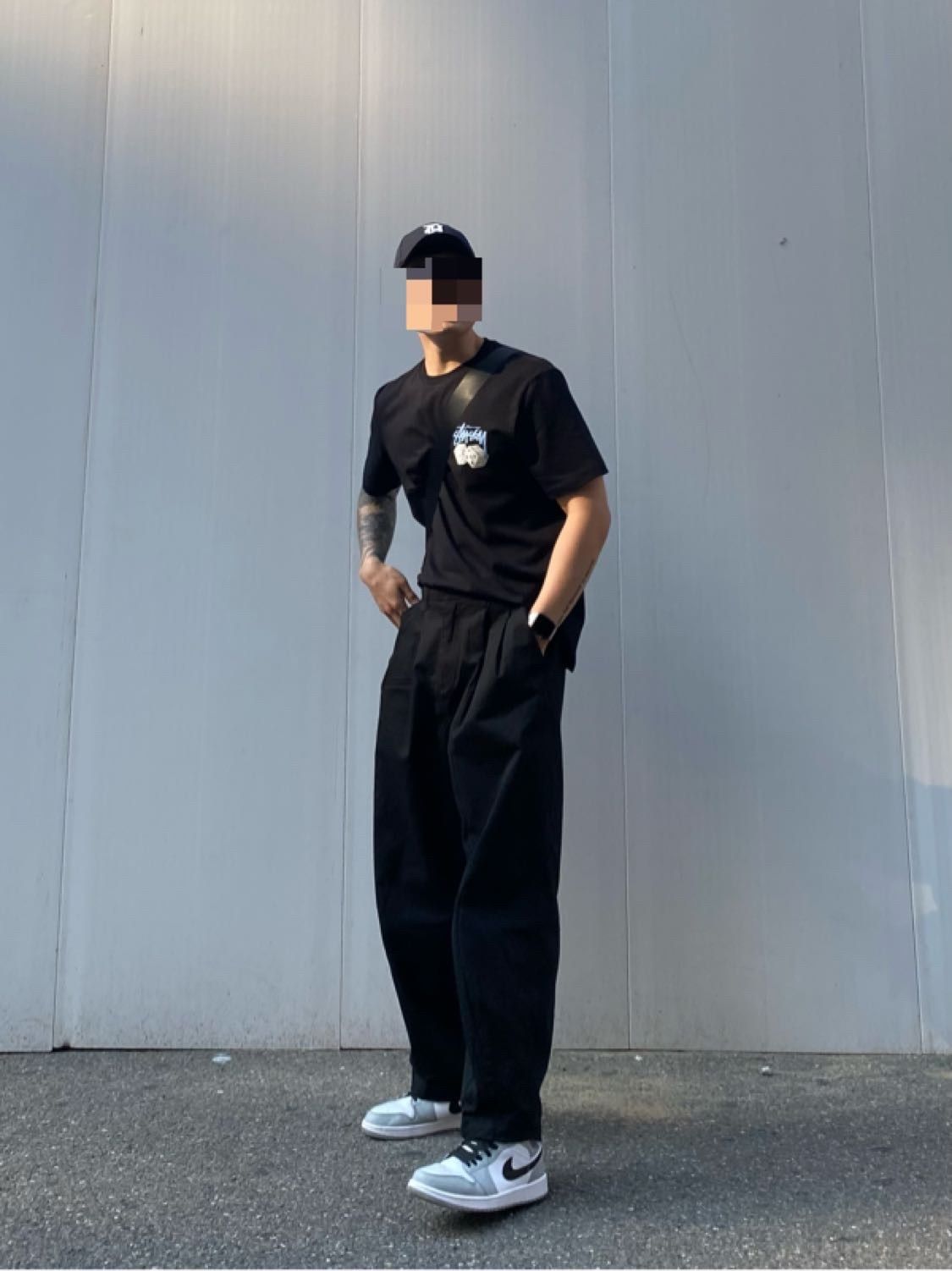 MUSINSA | MUSINSA STANDARD COTTON WIDE BALLOON PANTS [BLACK]