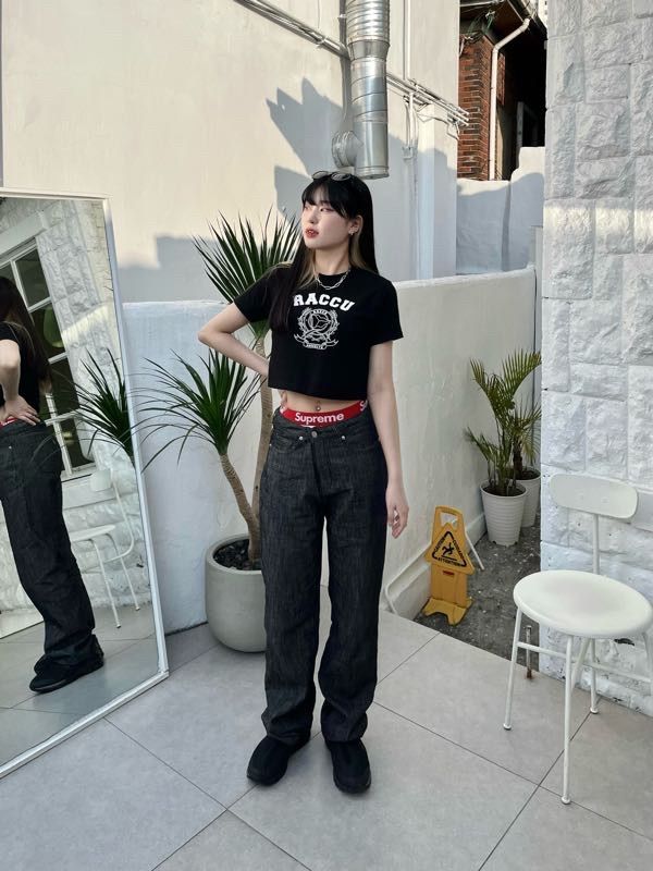 【TOFFEE】SL01 SUMMER DENIM WIDE PANTS MUSINSA | TOFFEE SL01 Summer Denim Wide Pants (VINTAGE BLUE)