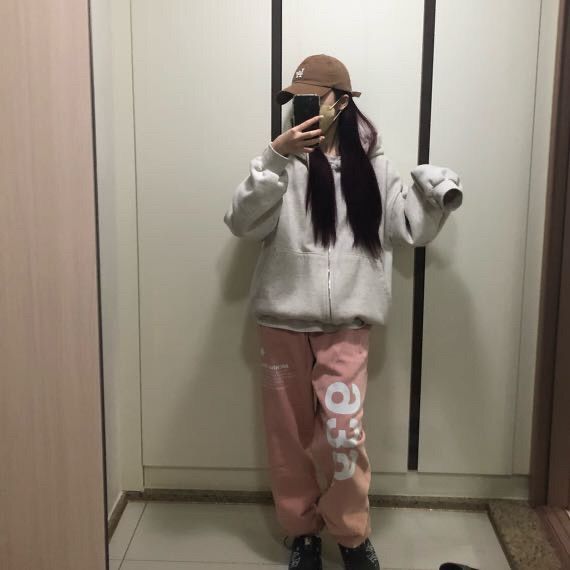 MUSINSA公式 | ARCHIVE BOLD 939 LOGO SWEAT PANTS_PINK