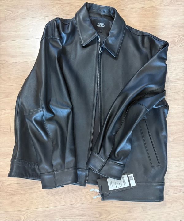 ジャケット・アウター MUSINSA STANDARD LAMBSKIN MOTORCYCLE MUSINSA公式 | MUSINSA STANDARD LAMBSKIN MINIMAL MOTORCYCLE JACKET
