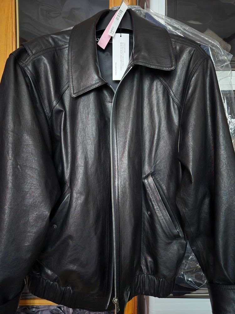 【yRRR34】DOFFJASON MUSINSA レザーボンバー MUSINSA | DOFFJASON OVERSIZED LAMBSKIN BOMBER JACKET