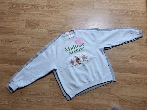 MUSINSA | WAI KEI MALTESE ARCHIVE SWEATSHIRT GRAY