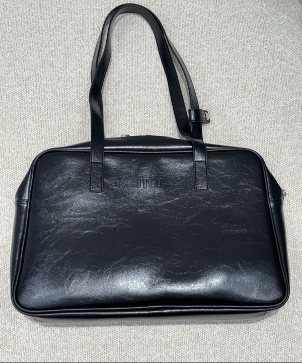 MUSINSA | FILLINTHEBLANK Trapezoid Shoulder Bag (black)