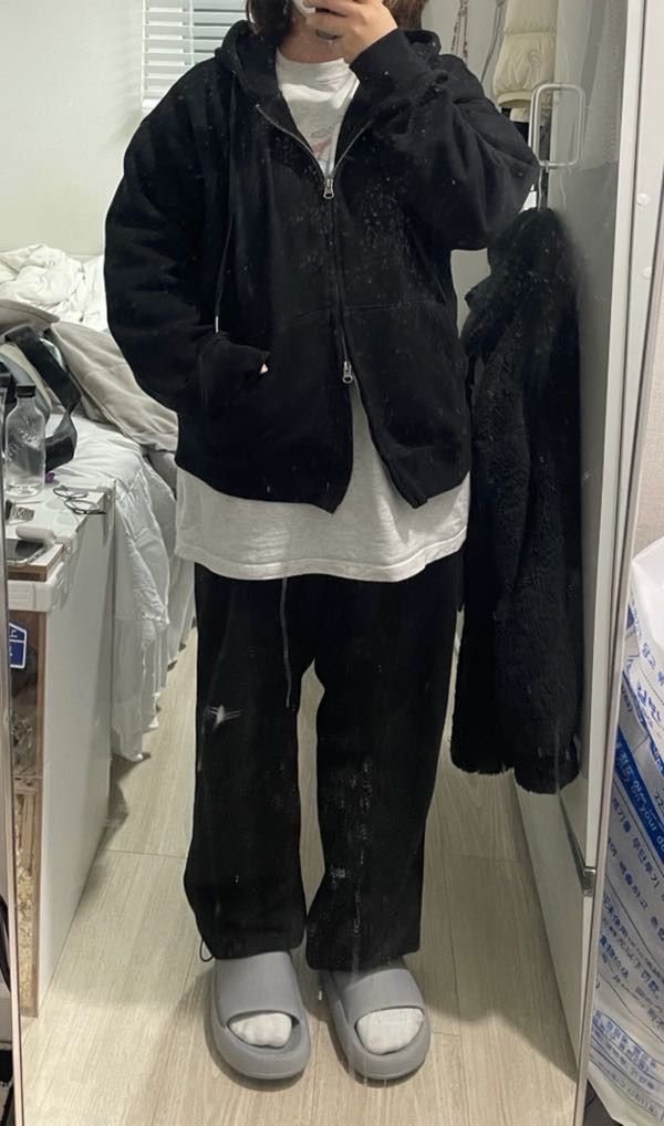 MUSINSA | TOFFEE (FLEECE LINING VER.) 2WAY SWEAT ZIP-UP