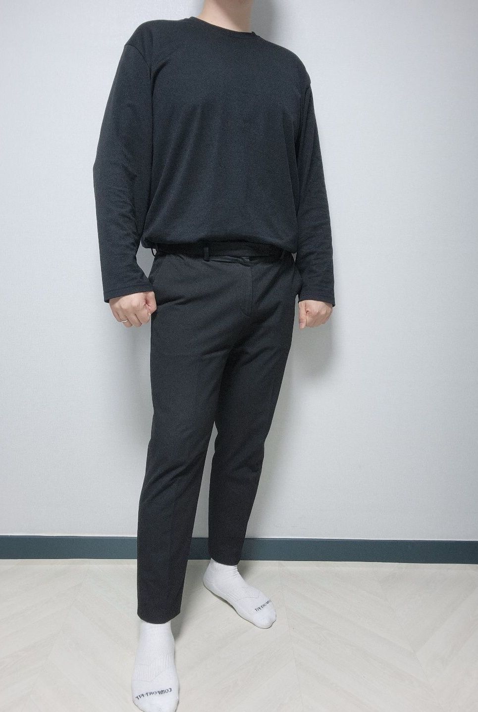 Tシャツ・カットソー *MUSINSA STANDARD* Silk Oversized Crew Neck Long Sleeve T-Sh MUSINSA | MUSINSA STANDARD Silk Relaxed Crew Neck Long
