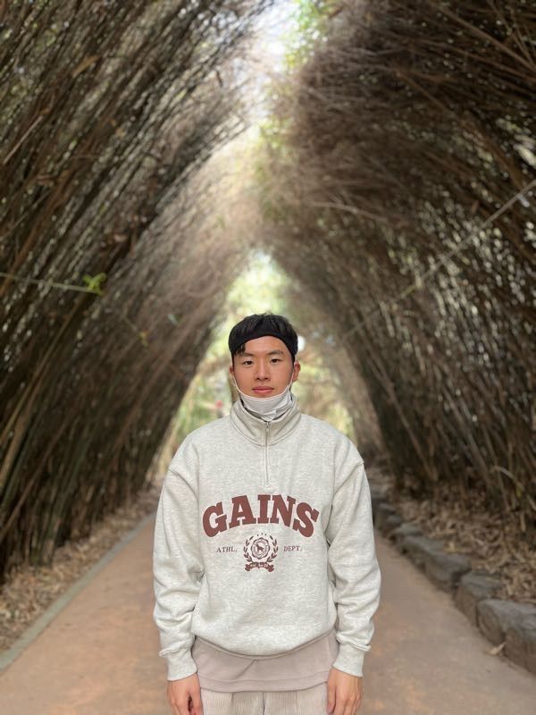 MUSINSA | GAINSBORO Laurel Golden Half Zip-up_Black